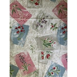 Upholstery Fabric by Duralee "Rose Novelty" 35" x 26" Vibtage